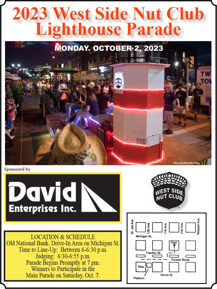 West Side Nut Club Fall Festival Evansville, IN LIGHTHOUSE PARADE